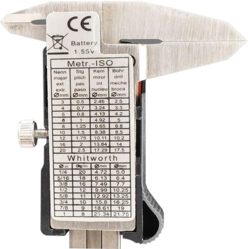 iKKEGOL Precision 100mm Digital Electronic Gauge - 4 Inch Stainless Steel Vernier Caliper Micrometer