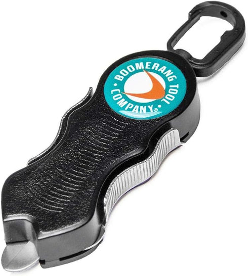 Boomerang Tool Company SNIP Fishing Line Cutters with Retractable Tether, Stainless Steel Blades