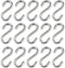 15 Pack Heavy Duty Stainless Steel S Shaped Hooks, 2.2 Inch Long, 1/5 Inch Thickness Metal Hooks