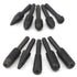 10pcs Rotary Rasp Set, 6.3mm(1/4 Inch) Shank, Woodworking Twist Drill Bits, Electrical Tools, Grinding Head