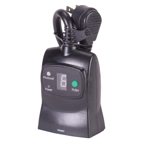 NSi Industries TORK 654E Outdoor Heavy-Duty Photocell Controlled Light Activated, 15-Amp, 2 Outlets