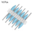 10pcs Rubber Polishing Bit Silicone Buffing Wheels, 600 Grit 6mm Dia Mounted Grinding Head for Electric Grinder