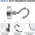 LOVIMAG Cruise Magnets for Door, 25lbs Magnetic Hooks for Hanging, 4 Pcs Neodymium Magnets for Refrigerator, Ceiling,