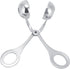 Yosoo Meatball Scoop, Stainless Steel Meatball Maker with Ergonomic Handle, Smooth Non Stick Surface, for Home Kitchen