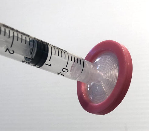 Syringe Filter Sterile, Nylon 0.22µm 30mm Pink (30 Pack)