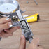 Digital Caliper Measuring Tool, 6 Inch Stainless Steel Vernier Caliper with Large LCD Screen for DIY/Household