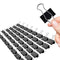Medium Binder Clips, 48 Pack, 1-1/4 Inch, Standard 32mm, Black, Medium Size, Office Supplies