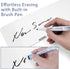 Monitor Memo Board - 2 pcs Magnetic Whiteboard Memo Board for Desktop with 3 Pens
