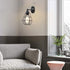 Mengjay E26 Vintage Wall Light, Industrial Lighting Adjustable Socket Rustic Sconces Wire Metal Cage Wall Lamp Indoor