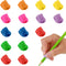 Mabor 15Pcs Kids Pencil Holder Tripod Pencil Soft Grip Pencil Grippers for Kids