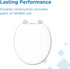 GC550129 Gerber Round Front Toilet Seat with Cover, Soft Close, No Slam, Quick & Easy Install, Heavy-Duty Plastic