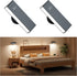 YiLaie Battery Operated Wall Sconces Set of 2, LED Wall Mounted Lights