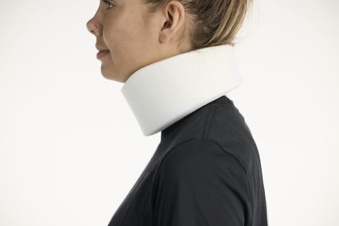 United Ortho Soft Neck Brace Cervical Collar, 2" Universal, White, Model 10002