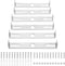 4.1-4.7 Inch Light Fixture Mounting Bracket Kit, Square Ceiling Light Plate Wall Mounting Bracket Pack of 6
