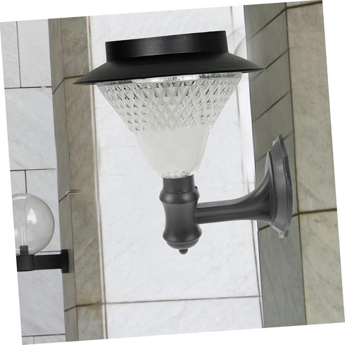 2 Pack Solar Wall Light Holders Plastic Seat Industrial Lamp Holder Wall Sconce Bracket