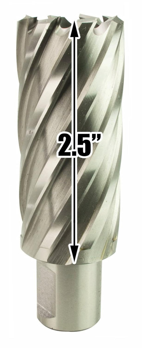 Steel Dragon Tools 1-1/8" x 2" High Speed Steel Annular Cutter - 3/4" Weldon Shank