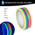 Glow King Blacklight Reactive Glow Tape - Premium UV Fluorescent Neon Party Gifts for Room Decoration