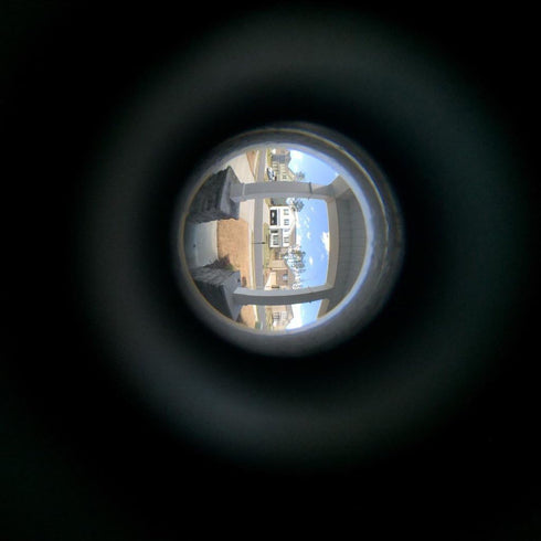 Sumnacon 220-degree 1-3/8" 2-1/6" Safety Door Viewer,Solid Brass Door Viewer/Peephole with Heavy Duty Rotating Privacy