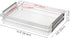Plastic File Storage Box, 2-Tier Portable Project Case, Document Storage Organizer for A4 File Paper, Certificate,