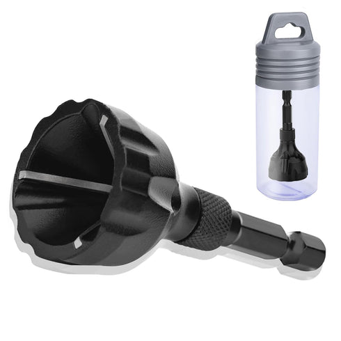 Deburring External Chamfer Tool - With Tungsten Carbide Blade, Fits 1/8" to 3/4"