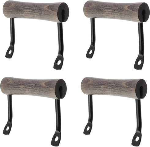 Crapyt Hardware Handle Pull for Trays, Wooden Serving Tray Handles with Screws,