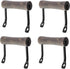 Crapyt Hardware Handle Pull for Trays, Wooden Serving Tray Handles with Screws,