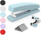 Deli Stapler, Desktop Stapler, 25 Sheet Capacity, Includes 1000 Staples and Staple Remover, Blue