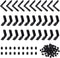 AHANDMAKER 30Pcs Black L Bracket Right Angle Corner Bracket with Screws, Heavy