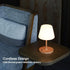 LOTITOL 4000mAh 2700K Dimmable/Portable IP44 (9.6in, Outdoor Table Lamp/Cordless USB Rechargeable / LED/Touch Battery