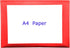 PU Leather A4 File Folder, Large Document Holder, Waterproof Envelope Case with Handmade Closure, Red