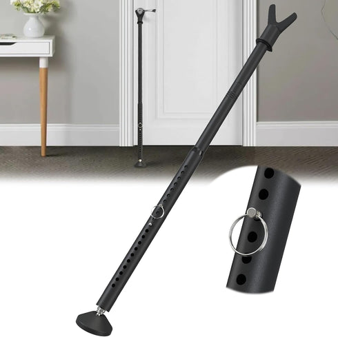 Sliding Glass Door Lock & Door Stoppers Security Bar Keep Your Home