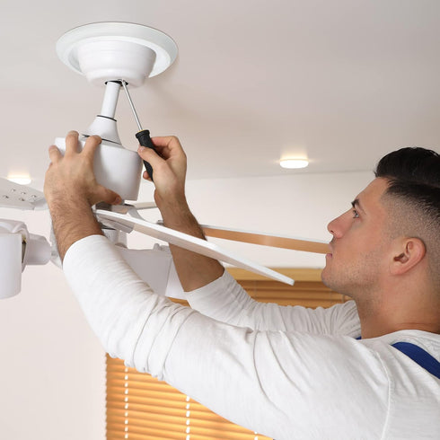 4 9.8" 4" Moukeren Pieces Ceiling Medallion Molded PU Ceiling Fan Medallions for Light Fixtures OD x ID Smooth White
