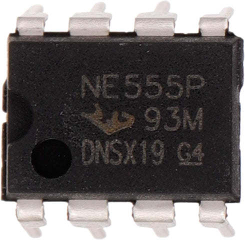 BOJACK NE555 Timer IC NE555P Pulse Generator DIP-8, Pack of 50 pcs