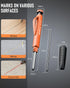 Nicpro Upgraded 3-IN-1 Carpenter Pencils Set with Finger Grip, 1 Construction Pencil and 13 Refill