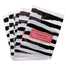 Joyhey 100 Count 5.8" x 7.8" Plastic Merchandise Bags, Shopping Retail Boutique Bags with Die Cut Handles - Black Thank