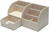 UnionBasic Multi-functional Leather Desk Organizer, Pen Holder for Business Card/Pen/Pencil/Mobile Phone Storage Box,