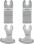 4 Pcs Diamond Oscillating Multi Tool Blades for Removing Grit Grout