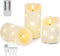 Rechargeable Flameless LED Candles,Flickering Candles with Remote Control & Timer Embedded Fairy