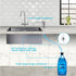 Soap Dispenser for Kitchen Sink - Brushed Nickel Countertop Pump with 47" Silicone Extension Tube for Easy Refills