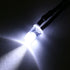 uxcell 5Pcs 5mm Pre Wired LED, White DC24V Clear Lens, Light Emitting Diodes