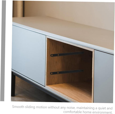 2-Pack Side Mount Drawer Slides for Smooth Cabinet Operation