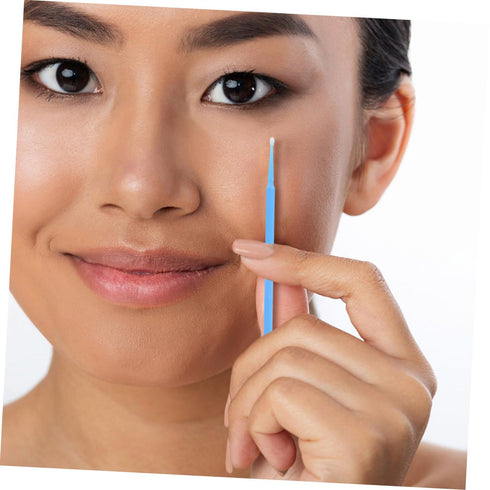 4packs CALLARON Beauty Cotton Brush Kit Microbrush Applicators for Makeup Safe Comfortable Beauty Sticks
