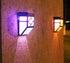 anso Multicolor Solar Powered LED Wall Light for Garden and Pathway