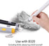 Pencil Eraser Refill for Mechanical Pencil, Clearpoint Eraser Refills, 40Pcs+30Pcs for Art Drawing