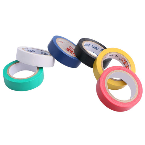 PASOW 6 pcs General Purpose Electrical Tape, PVC Electrical Wire Insulating Tape in Assorted Colors