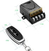 QOFOWIN 328 12V/24V/48V/72V 30A,12v Wireless Remote Switch with ft Long Range,DC Current Rating Remote Control Switch