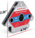 YESWELDER 50 LB Welding Magnet, 4 Pieces Magnetic Welding Holder with 50 LBS Holding Power, Welding Accessories