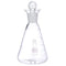 Glass Conical Flask Graduated Borosilicate Erlenmeyer Flask with Ground Stopper for Lab Experiment Chemistry - 250ml