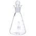 Glass Conical Flask Graduated Borosilicate Erlenmeyer Flask with Ground Stopper for Lab Experiment Chemistry - 250ml