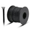 30AWG Electrical Wire Cable, 49.2FT 3 Conductors Black Cable Stranded Tinned Copper Wire